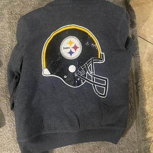 Size large Victoria secret Steelers jacket with soft fur inside